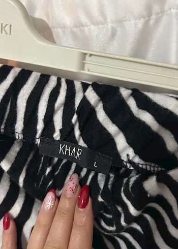 siyah yüksel bel yirtmacli midi boy zebra etek - Görsel 2