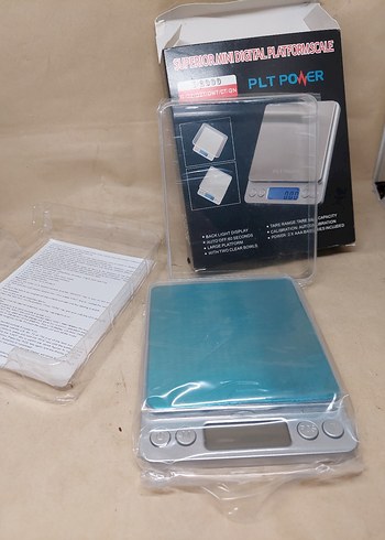 Mavi Mini Dijital Tartı PLTPONER 3 kg