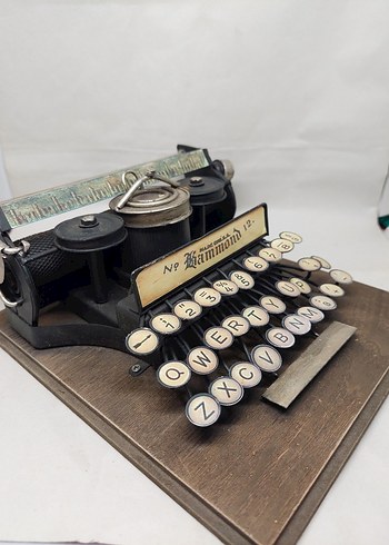 Hammond No.12 Antika Daktilo Dekor - Görsel 3