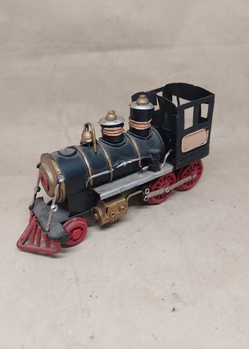 Klasik Siyah lokomotif Tren - Görsel 2