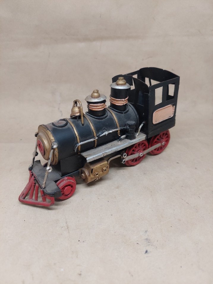 Klasik Siyah lokomotif Tren - Görsel 2