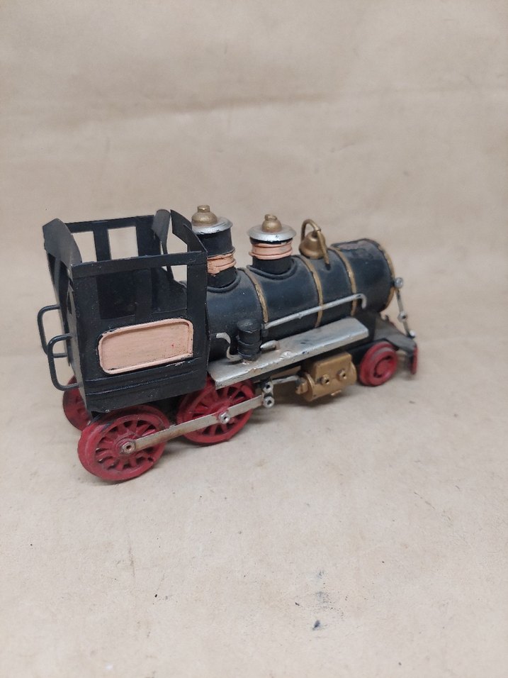 Klasik Siyah lokomotif Tren - Görsel 5