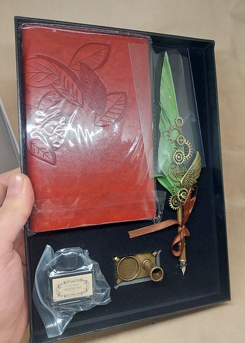 Steampunk Tasarımlı divit hokka seti - Görsel 4