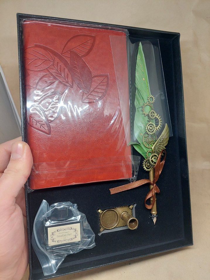 Steampunk Tasarımlı divit hokka seti - Görsel 4