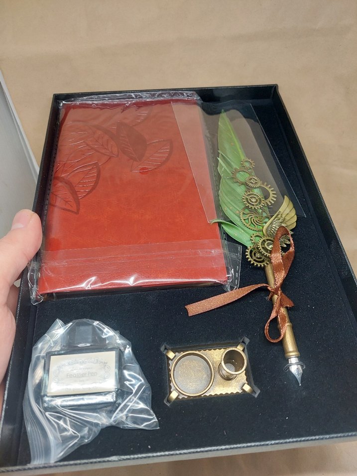 Steampunk Tasarımlı divit hokka seti - Görsel 2