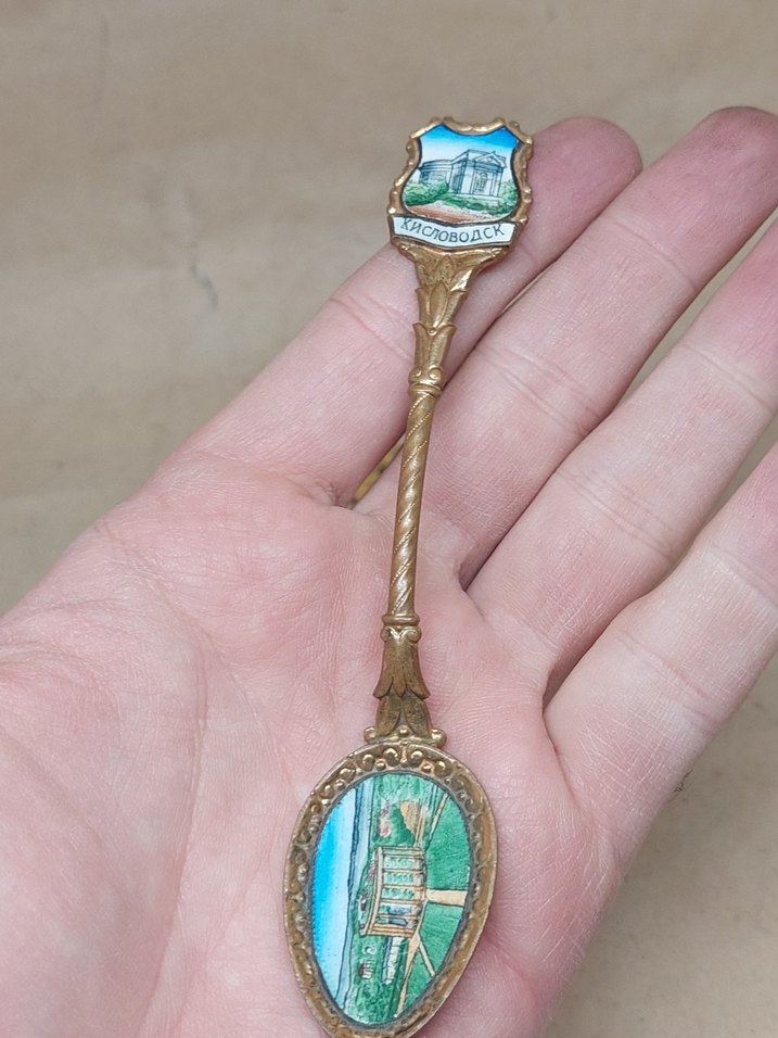 rus hatıra kaşıkları pirinç malzeme - Görsel 5