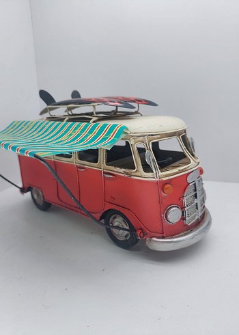 Renkli Kırmızı Karavan Vosvos - Görsel 4