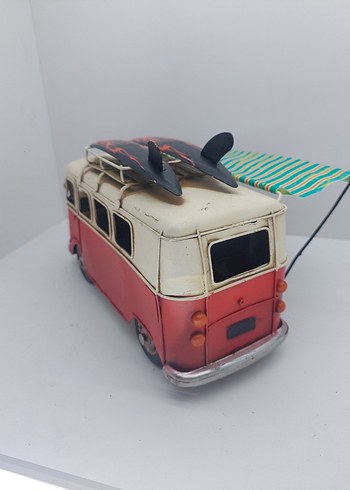 Renkli Kırmızı Karavan Vosvos - Görsel 6