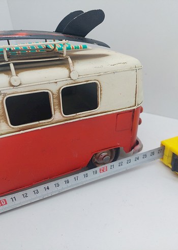 Renkli Kırmızı Karavan Vosvos - Görsel 7