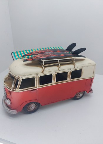 Renkli Kırmızı Karavan Vosvos - Görsel 2