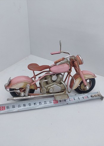 Pembe Pastel Renkli Metal Üç Tekerlekli Oyuncak - Görsel 7