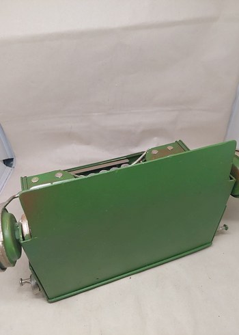 Renkli Haki Eski Daktilo Dekoru - Görsel 5