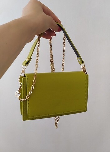 Yağ yeşili çanta