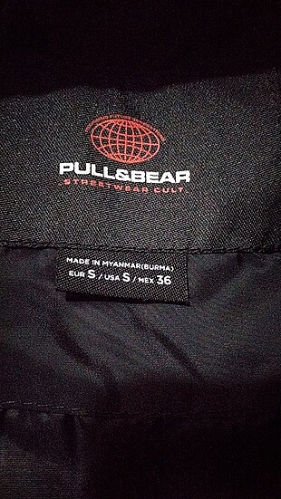 s Beden PULL AND BEAR SIYAH MONT