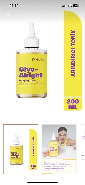 S?he vec Glycolic asit