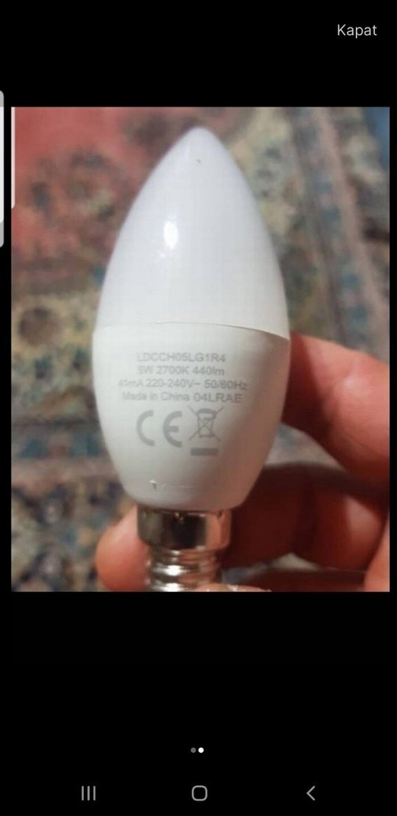 Panasonic Ampul Seti Sarı Renk - Görsel 2