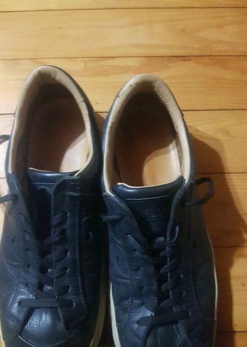 Siyah Deri Erkek Spor Ayakkabı - Görsel 8