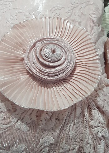 Nakışlı Pastel Pembe Yatak Örtüsü - Görsel 5