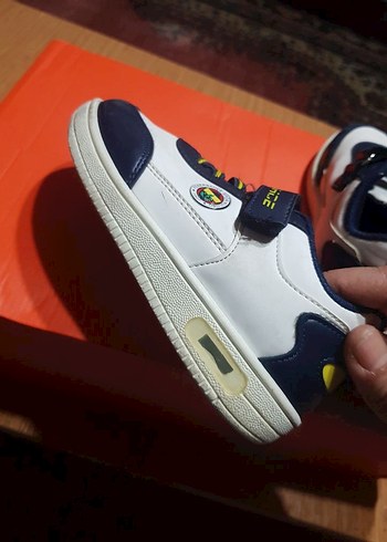 Beyaz Lacivert Erkek Çocuk Spor Ayakkabı - Görsel 4