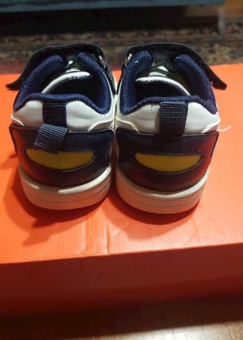 Beyaz Lacivert Erkek Çocuk Spor Ayakkabı - Görsel 3