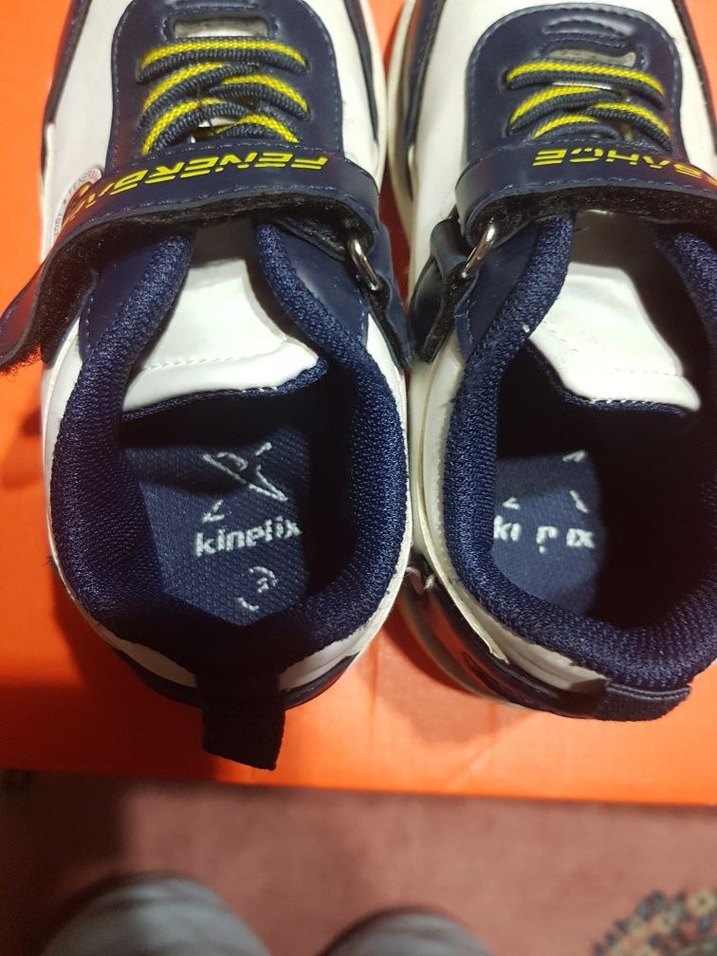 Beyaz Lacivert Erkek Çocuk Spor Ayakkabı - Görsel 5