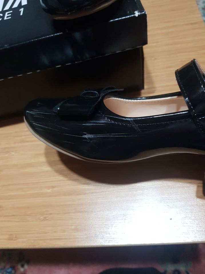 Kız Çocuk Siyah Kemerli Babet - Görsel 5