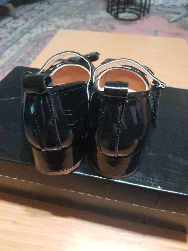 Kız Çocuk Siyah Kemerli Babet - Görsel 2