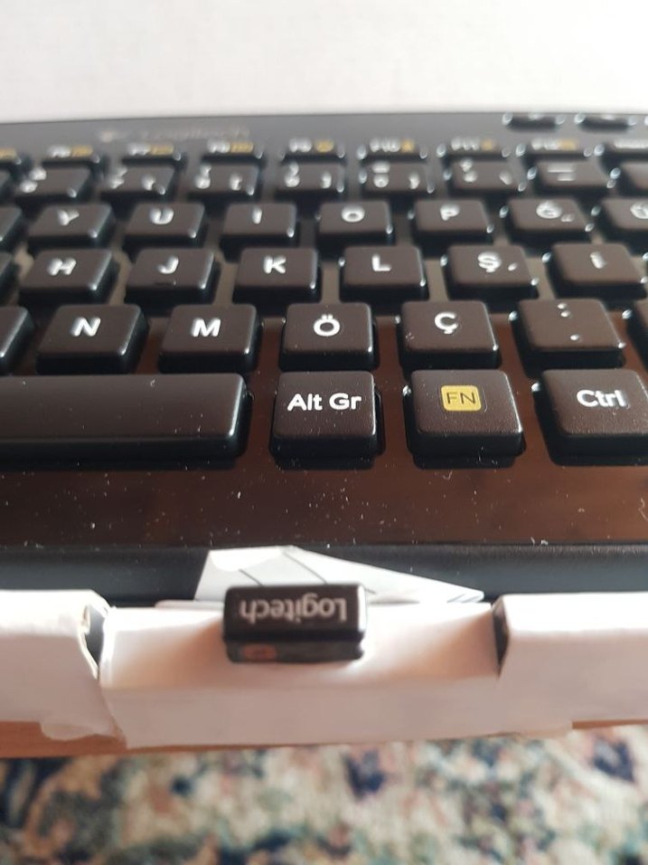 Logitech Siyah Kablosuz Klavye - Görsel 4