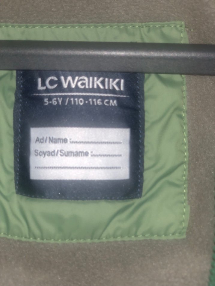 Erkek Çocuk Yeşil Fermuarlı Mont - Görsel 3