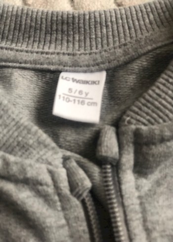 Gri Erkek Çocuk Fermuarlı İnce Yelek - Görsel 2