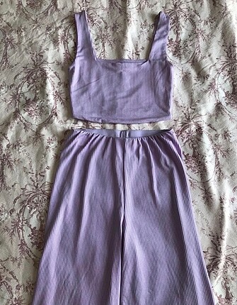 Lila crop takım