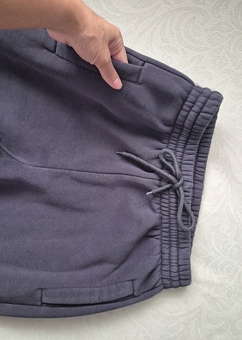 Gri Rahat Kesim Kadın Eşofman Altı - Görsel 2