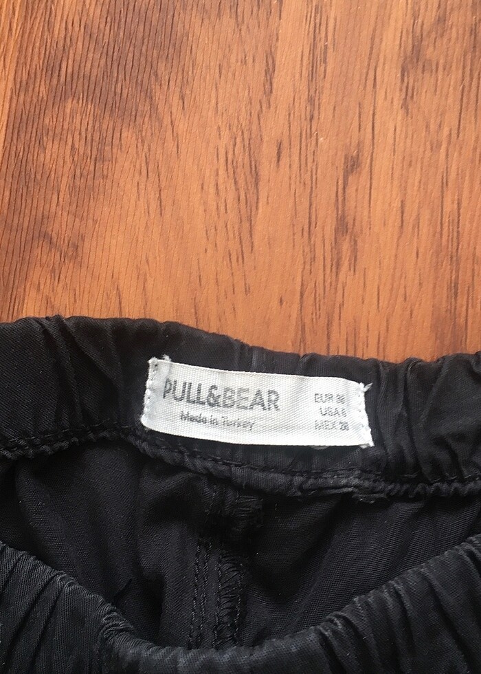 pull&bear paraşüt kargo pantolon - Görsel 2