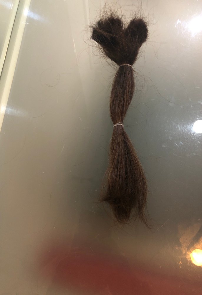 Kahverengi gerçek işlem görmemiş ham saç - Görsel 4