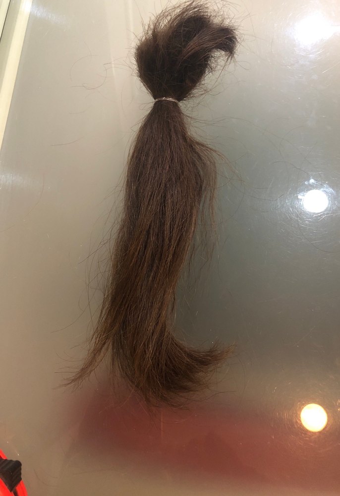 Kahverengi gerçek işlem görmemiş ham saç - Görsel 3