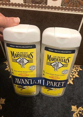 Le Petit Marseillais Vanilya Sütü Duş Jeli 2x400 ml - Görsel 3