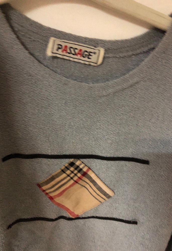 Gri Kadın Triko Kısa Kazak - Görsel 3