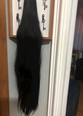 Siyah gerçek at kuyruğu saç - Görsel 3