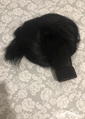 Siyah gerçek at kuyruğu saç - Görsel 4