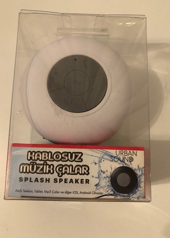 Beyaz Urban Sound Splash Bluetooth Hoparlör - Görsel 3