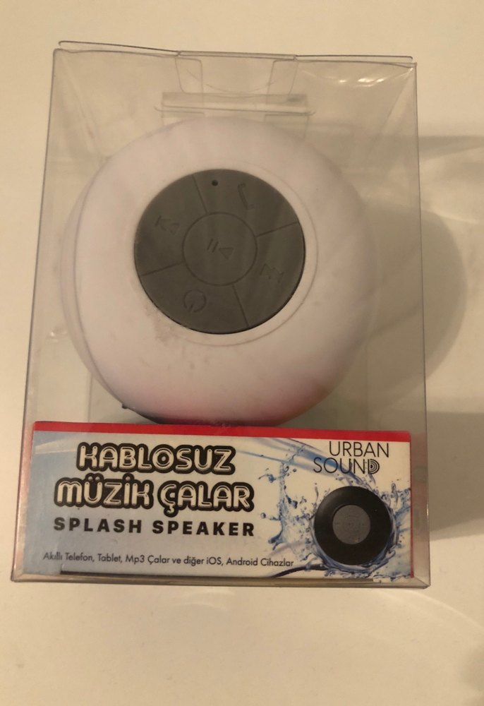 Beyaz Urban Sound Splash Bluetooth Hoparlör - Görsel 3