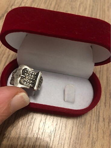 Sterling silver Bayan erkek gümüş yüzük