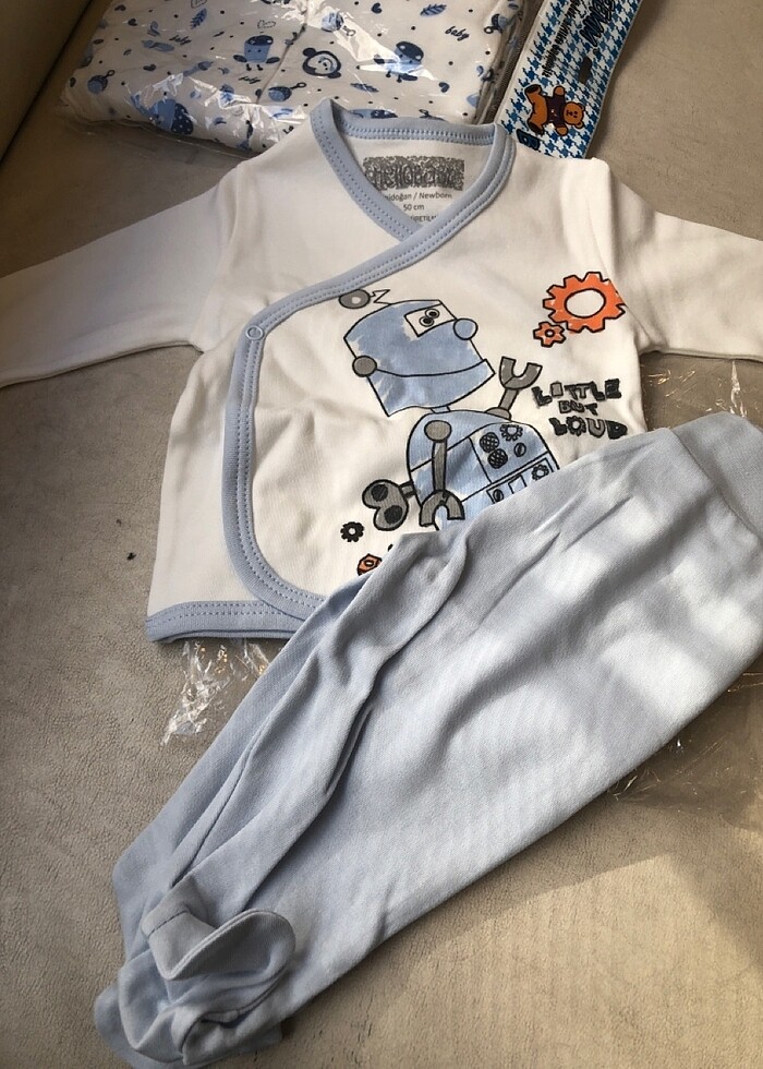 Yeni doğan bebek takım ikiz bebekler için çok uygun - Görsel 2