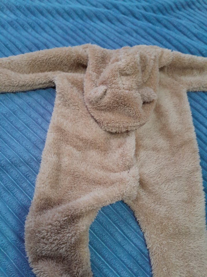 Kürklü Kapüşonlu Bebek Tulumu - Görsel 2