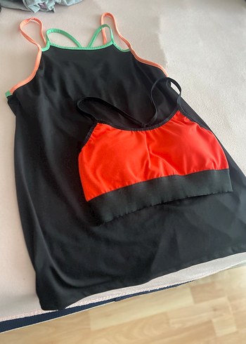 Siyah Mini Straple Atlet