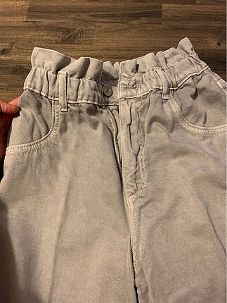 xs Beden gri Renk Zara gri slouchy jean (xs)