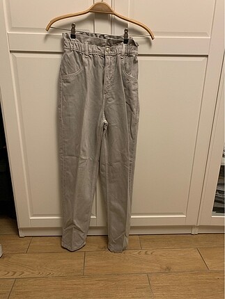 xs Beden Zara gri slouchy jean (xs)