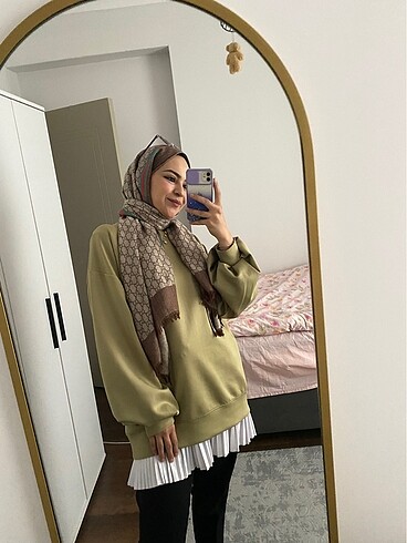 xl Beden yeşil Renk Tunik