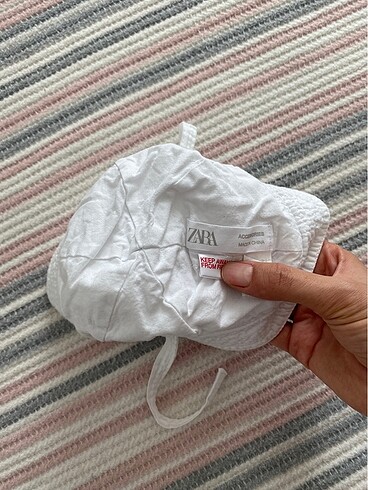 6-12 Ay, 18 cm Beden beyaz Renk Zara bebek şapka