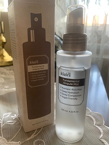 Missha Klairs fundamental mist